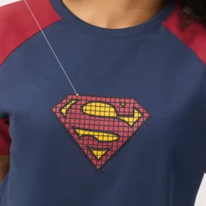 Superman: Retro Logo  Women Relaxed T-Shirts